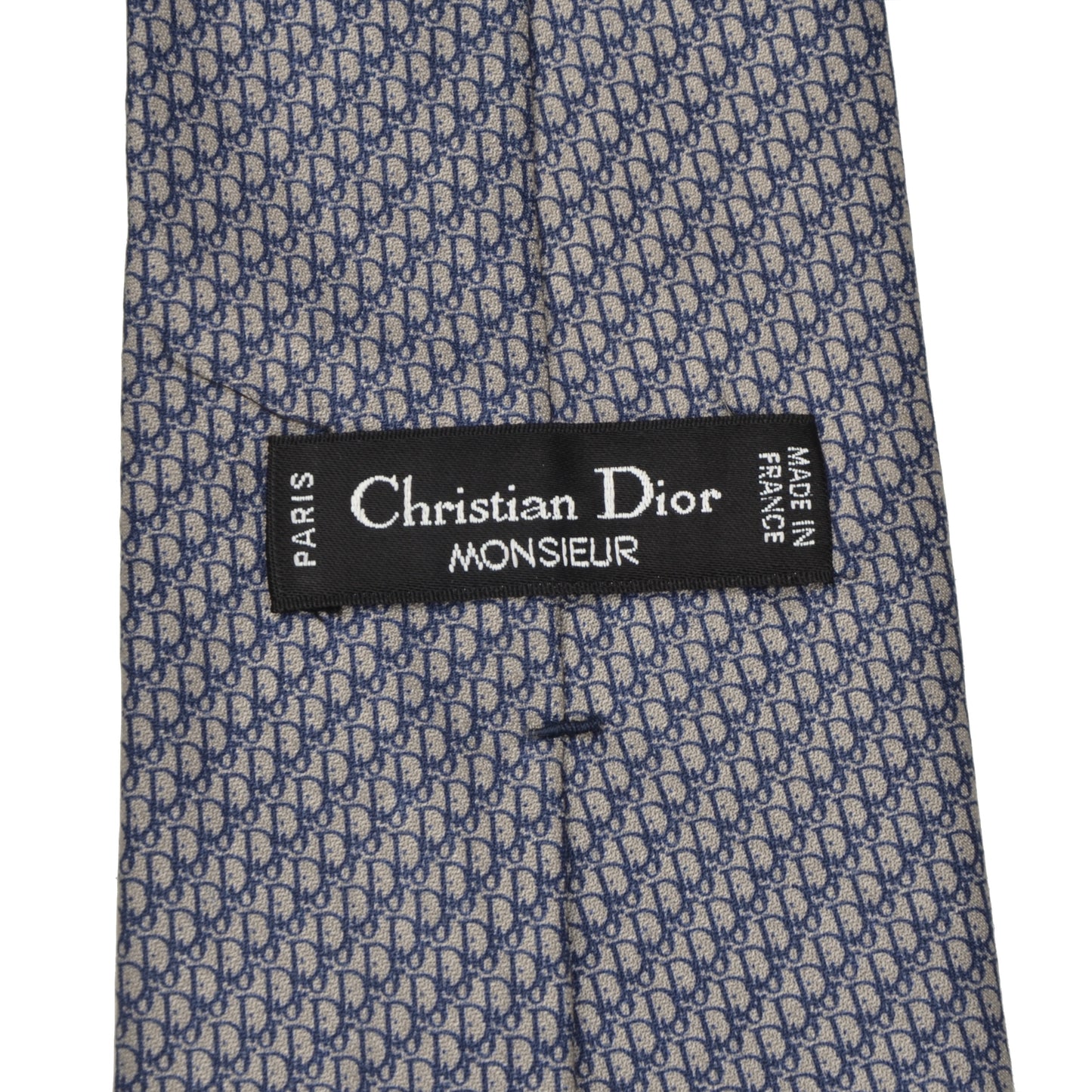 Christian Dior Spellout Wool/Silk Tie