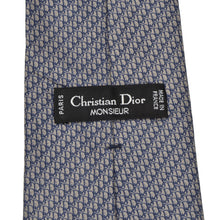 Laden Sie das Bild in den Galerie-Viewer, Christian Dior Spellout-Krawatte aus Wolle/Seide
