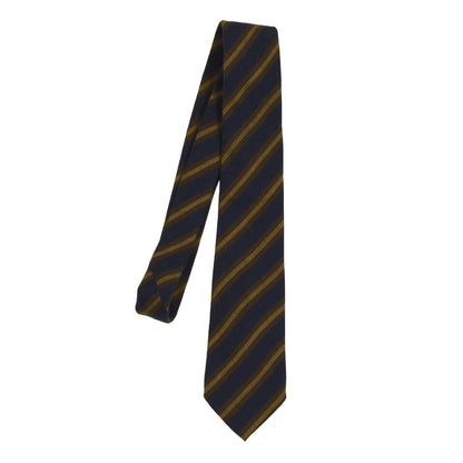 SuitSupply Striped Wool Tie - Blue/Green/Mustard