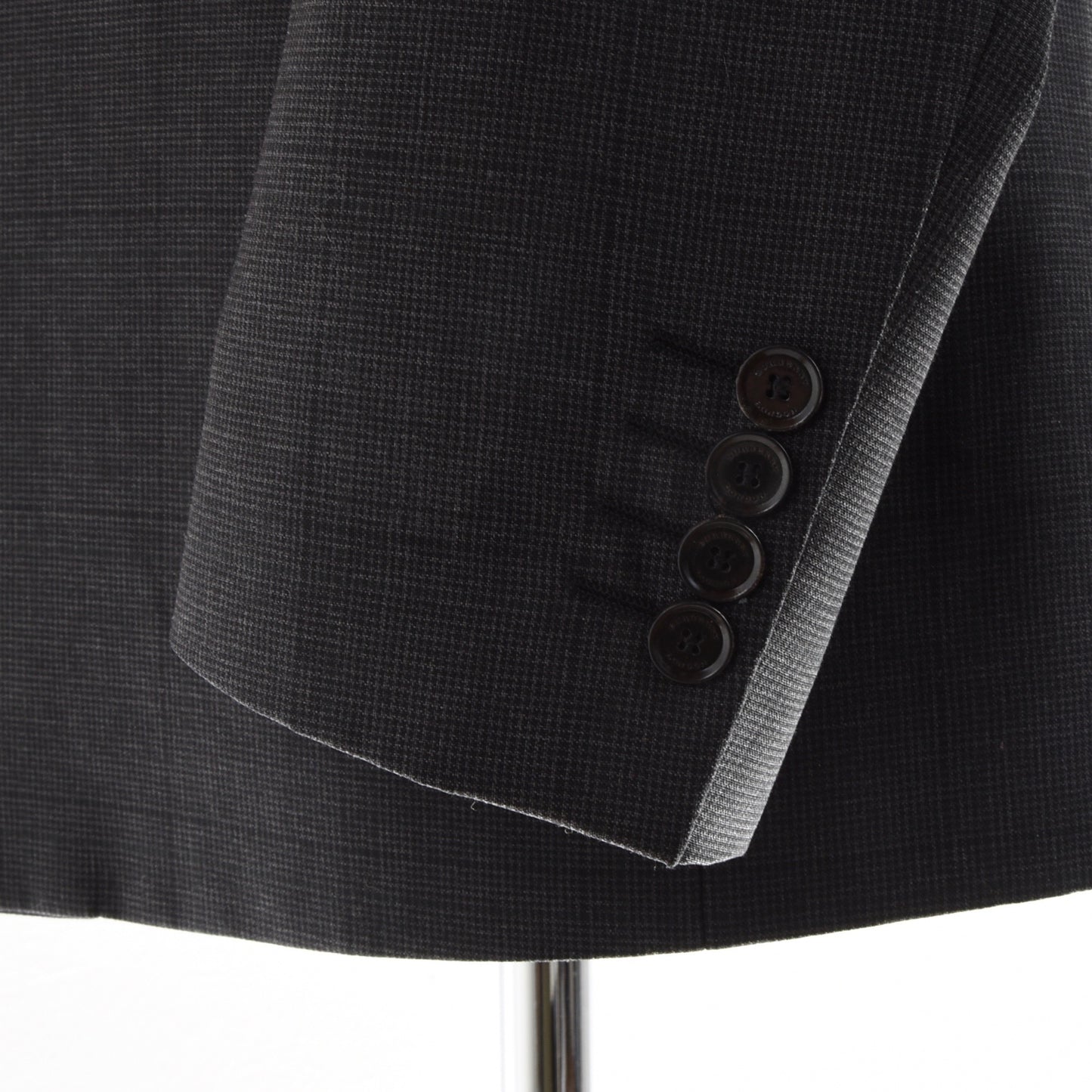 Burberry London Wool Suit Size 56 - Grey Windowpane