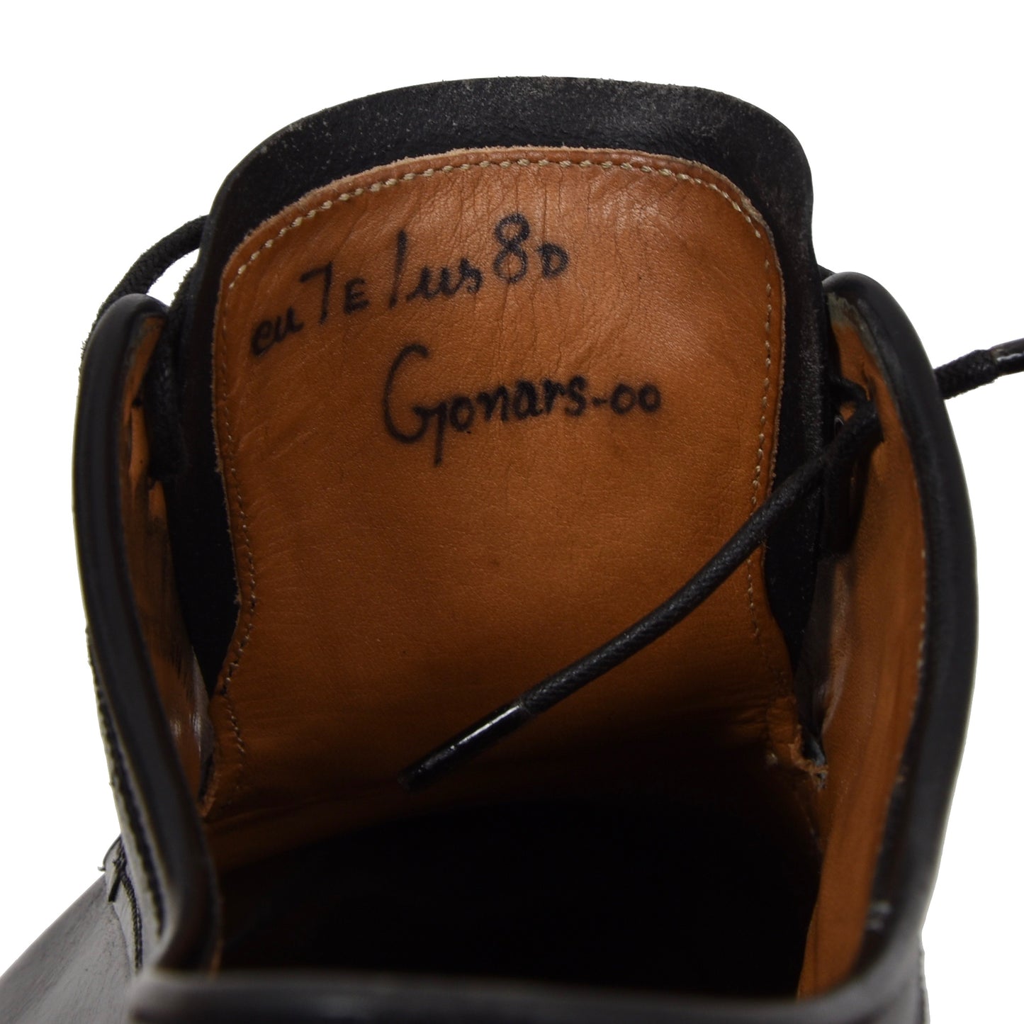 Bally Gonars Cap Toe Schuhe Größe 7E/8D - Schwarz