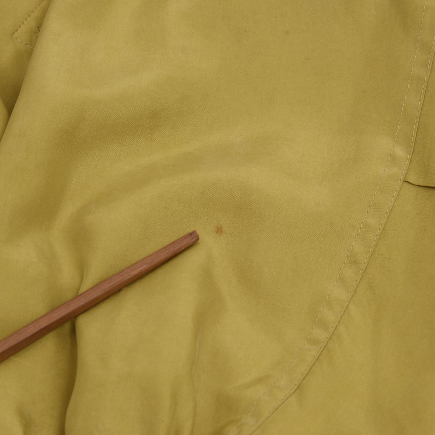 Via Ardigo x Corneliani 100% Silk Blouson/Jacket Size 52 - Mustard