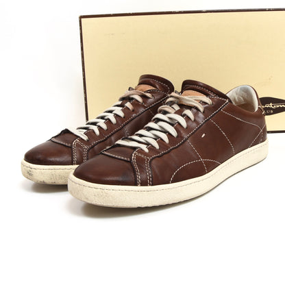 Santoni Leather Sneakers Size 7 - Brown