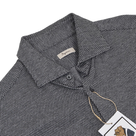 Ingram Brushed Cotton Shirt Slim Size 41 - Black