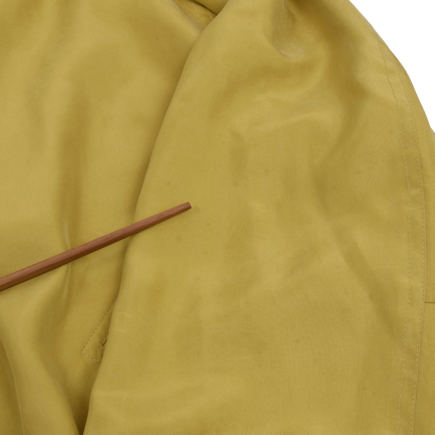 Via Ardigo x Corneliani 100% Silk Blouson/Jacket Size 52 - Mustard