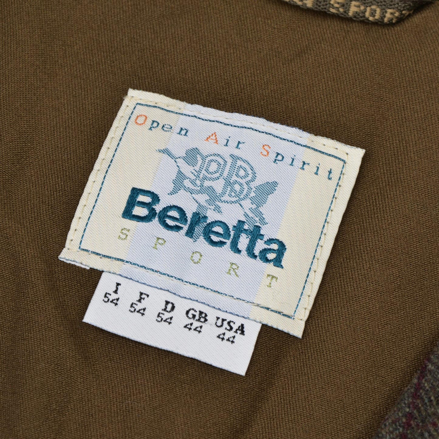 Beretta Sport Tweed Schießweste Größe 54 - Grün