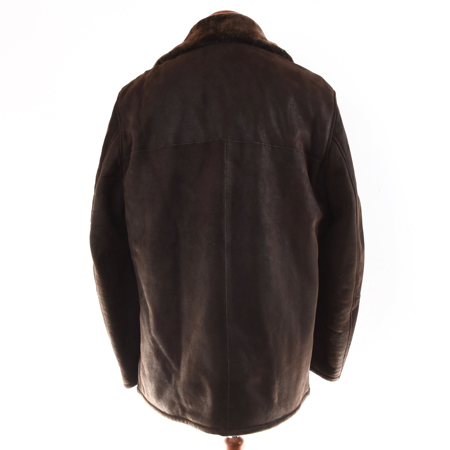 Brühl Austria Shearling Coat Size 54 - Brown