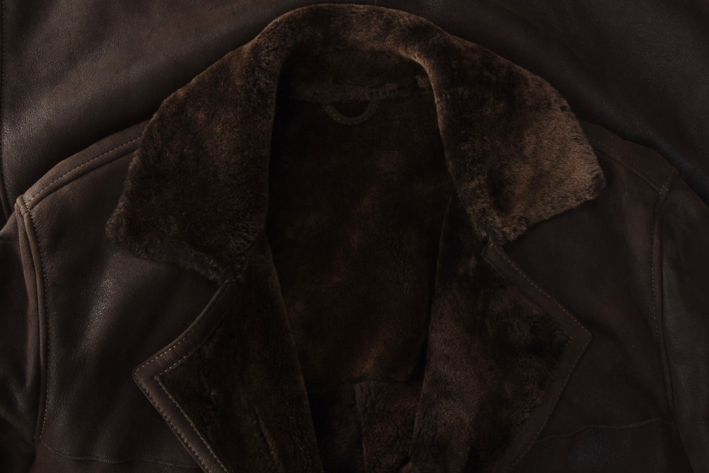 Brühl Austria Shearling Coat Size 54 - Brown