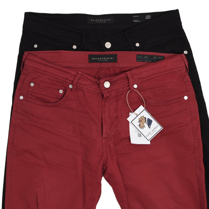 2x Baldessarini Jeans Größe W34 L34 - Schwarz &amp; Rot