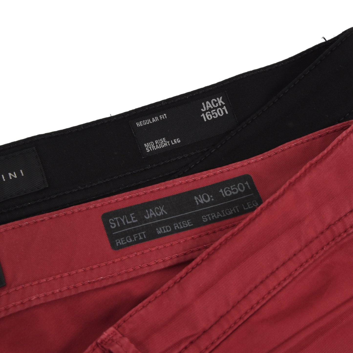 2x Baldessarini Jeans Size W34 L34 - Black & Red