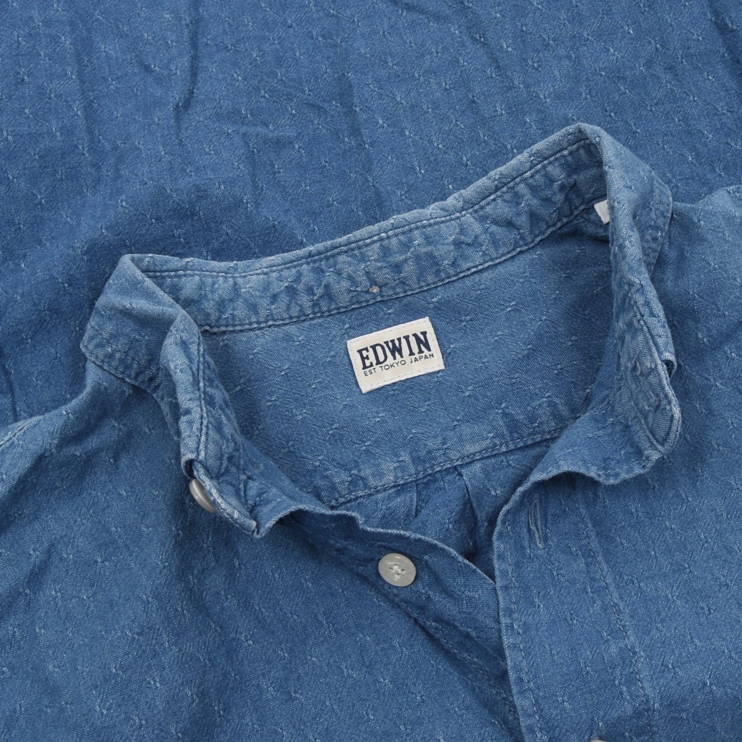 Edwin Tokyo Shirt Size S - Blue
