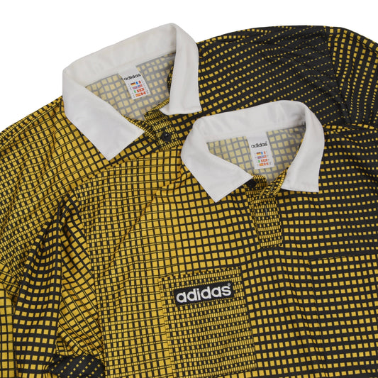 Vintage '90s Adidas Goalkeeper Jerseys Size L/XL - Black & Yellow