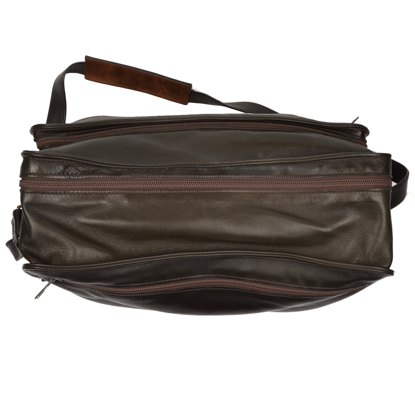 Longchamp Paris Shoulder Travel Bag - Dark Brown