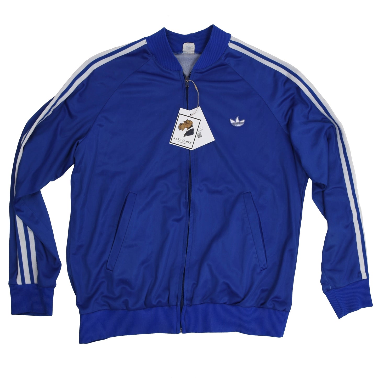 Vintage 1970s Adidas Track Jacket - Royal Blue