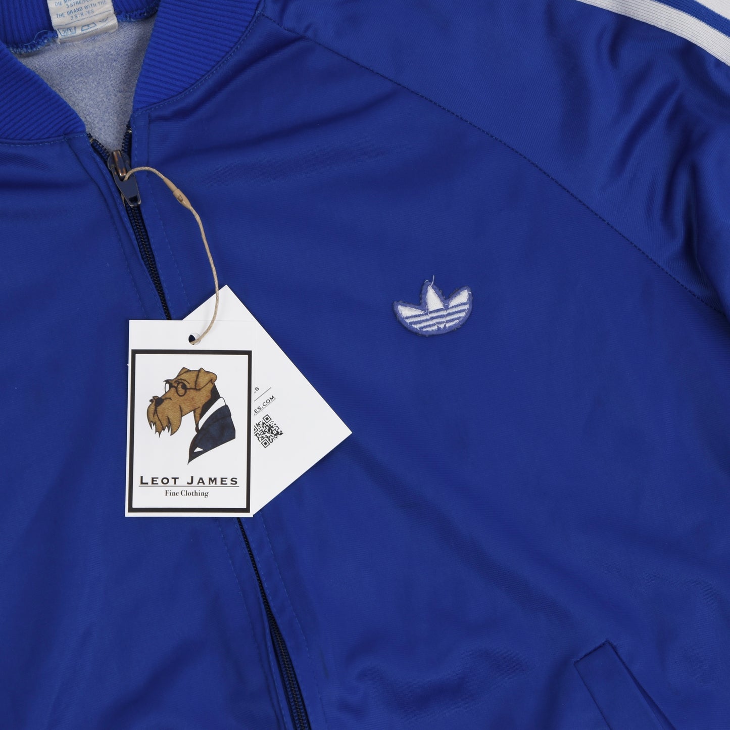 Vintage 1970s Adidas Track Jacket - Royal Blue