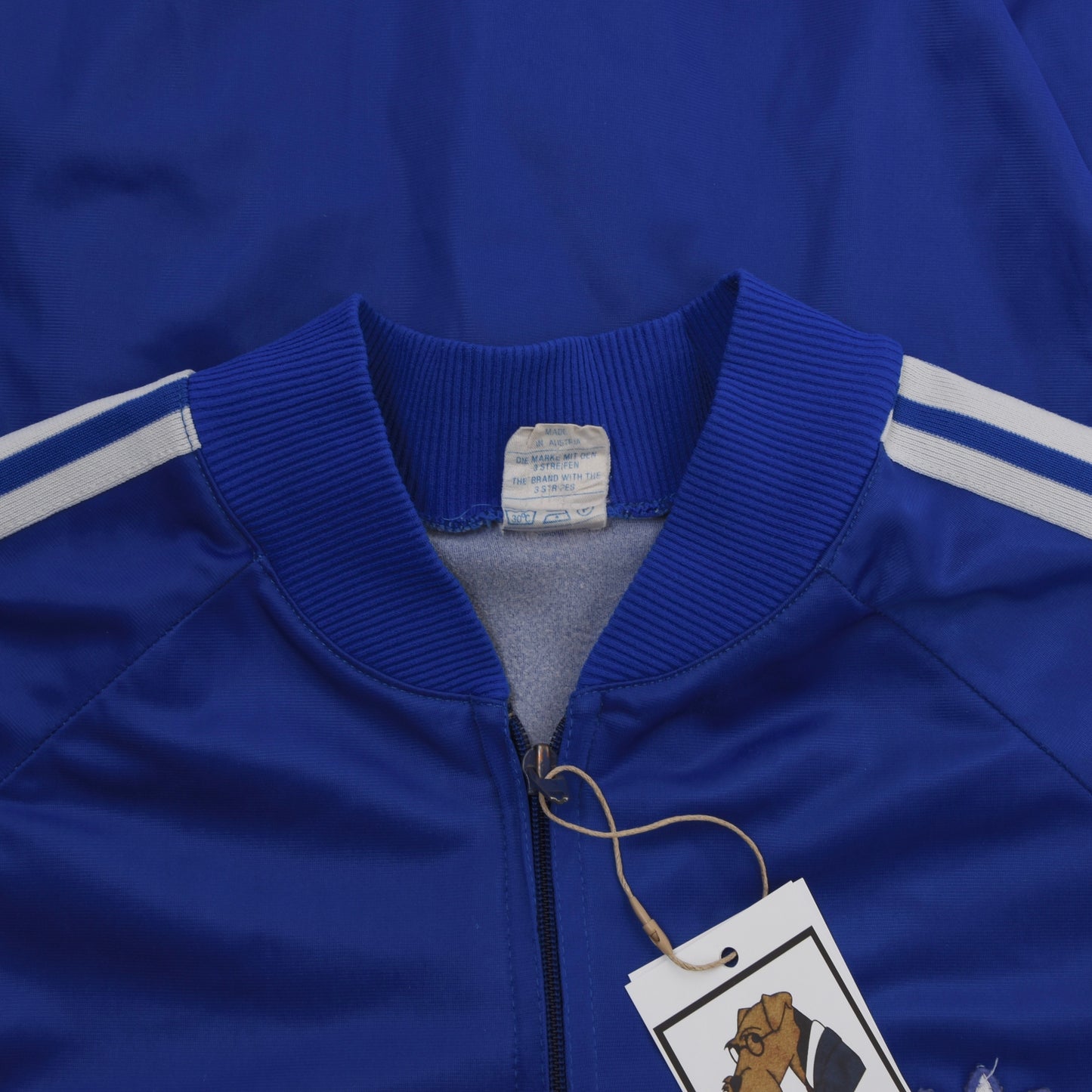 Vintage 1970s Adidas Track Jacket - Royal Blue