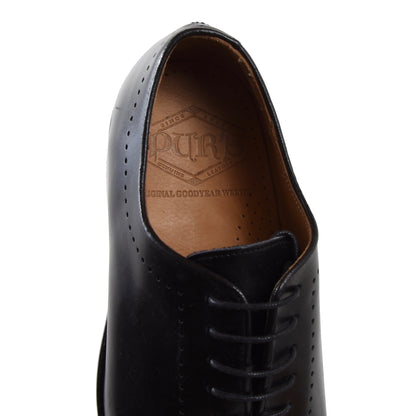 Pur's Goodyear Welted Wholecut Schuhe Größe 7,5 - Schwarz