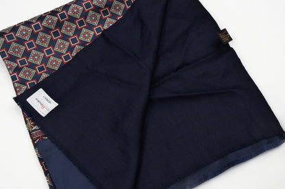 Doubled-Sided Silk/Wool Dress Scarf by Belvedere Wien - Geometric