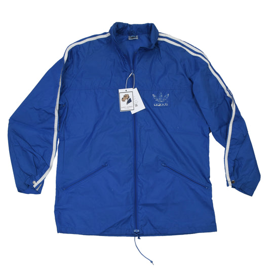 Vintage Adidas Nylon Rain Jacket Size D50 - Blue