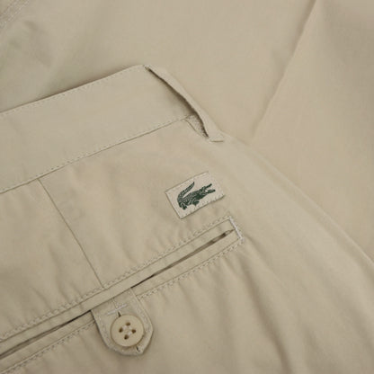 Lacoste Cotton Pants Size 56 - Beige/Khaki