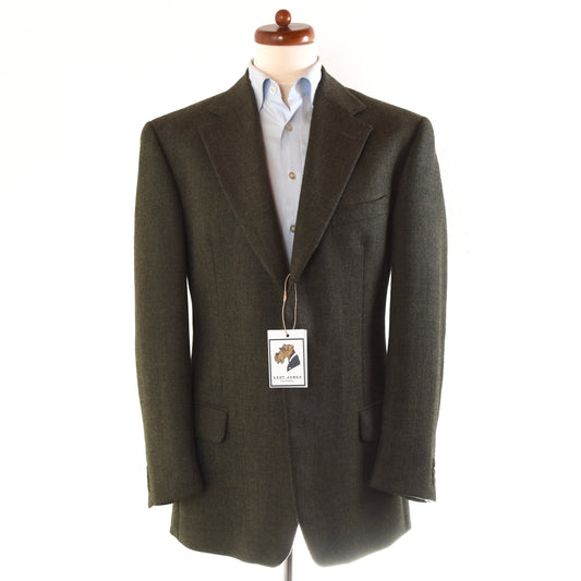 Ermenegildo Zegna Mohairjacke Größe 50 - Grün