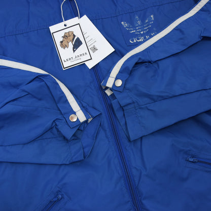 Vintage Adidas Regenjacke aus Nylon Größe D50 - Blau