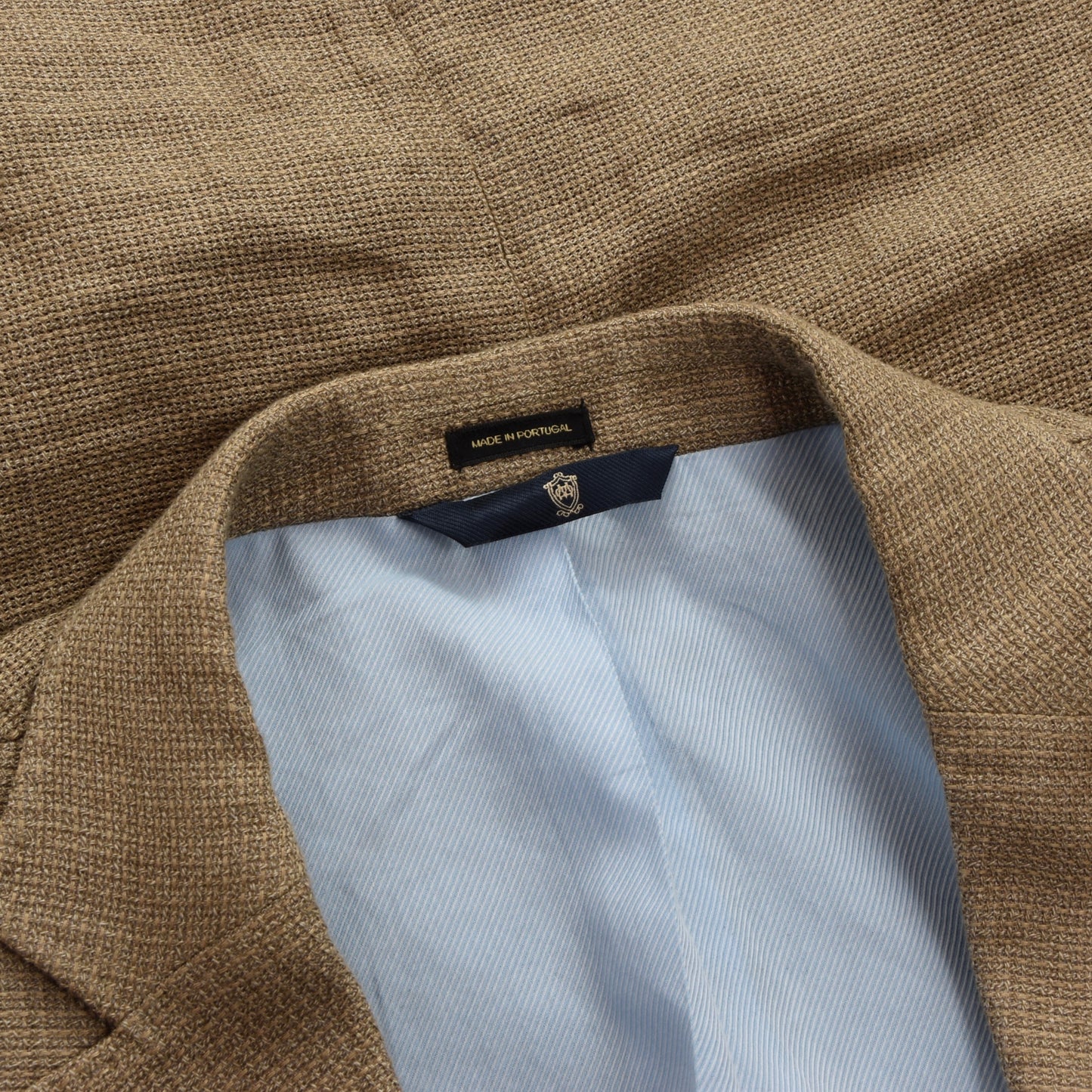 Massimo Dutti Cotton/Linen Jacket Size 52 - Tan/Beige