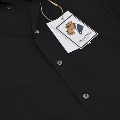 Tombolini Stretch Shirt Size 44 - Black