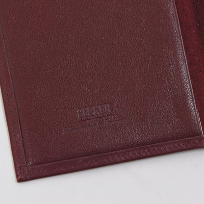 Becker Handmade Leather ID Wallet - Burgund