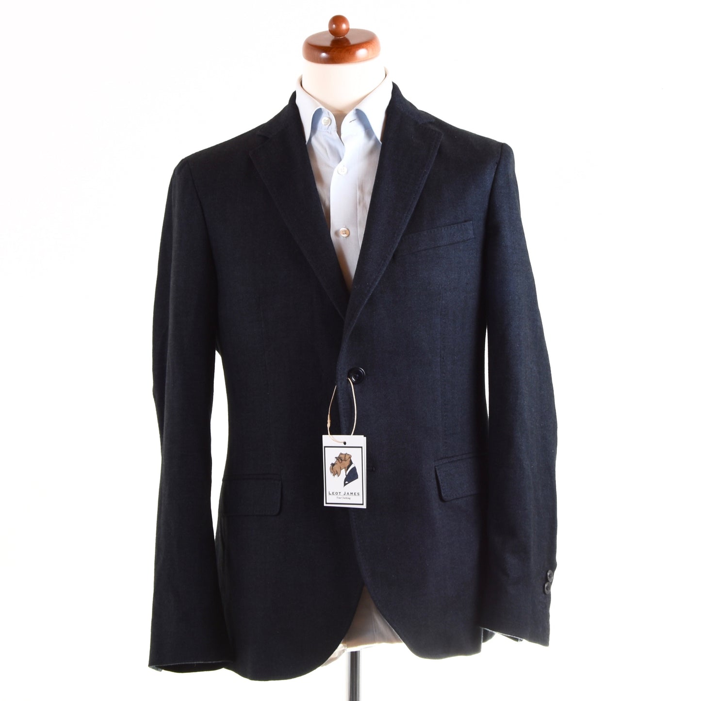 Massimo Dutti Soft Jacket Size 50 - Navy Blue