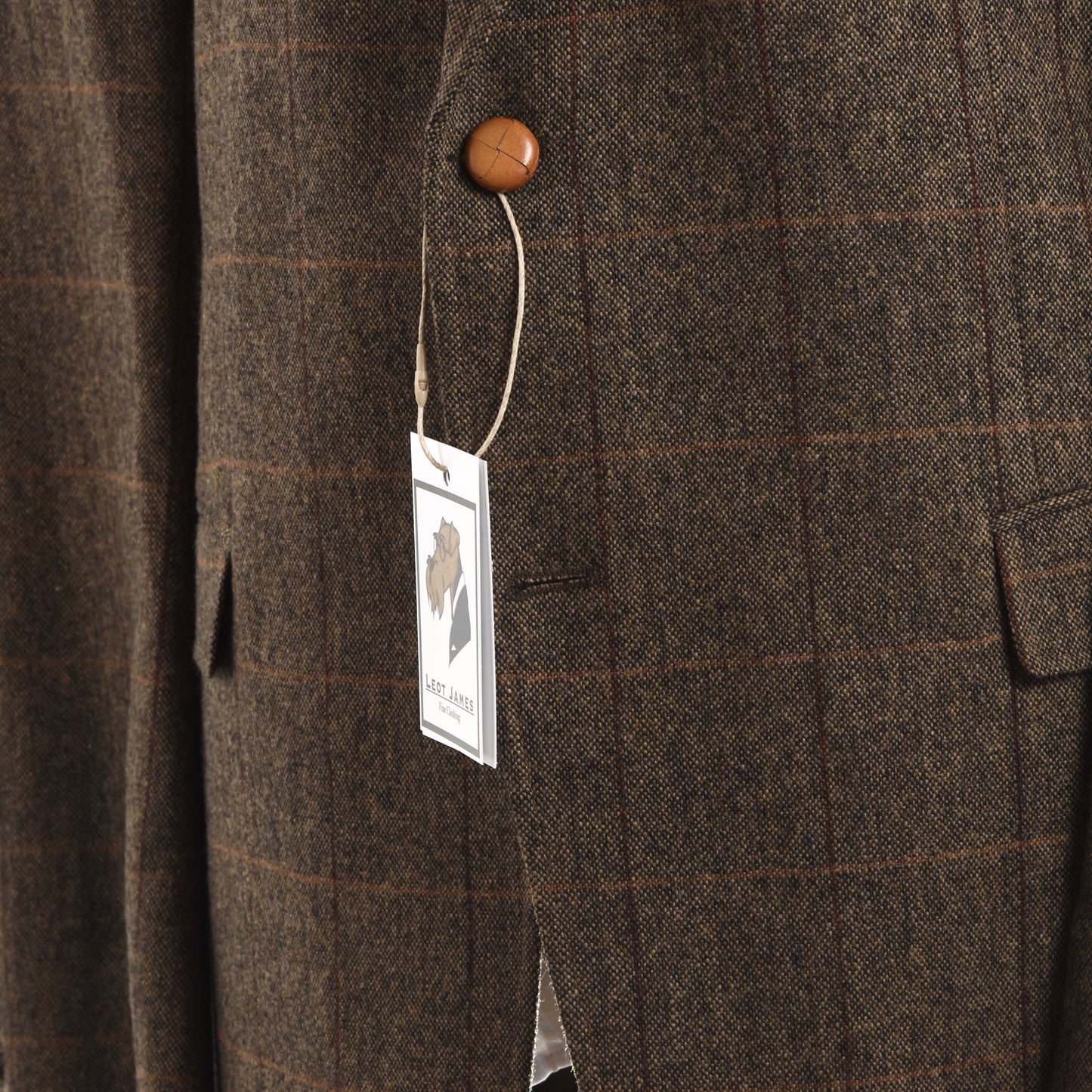 Aristokrat Donegal Tweed Jacke Größe 60 - Brown Windowpane