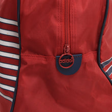 Laden Sie das Bild in den Galerie-Viewer, Vintage Adidas Nylon Sporttasche - rot