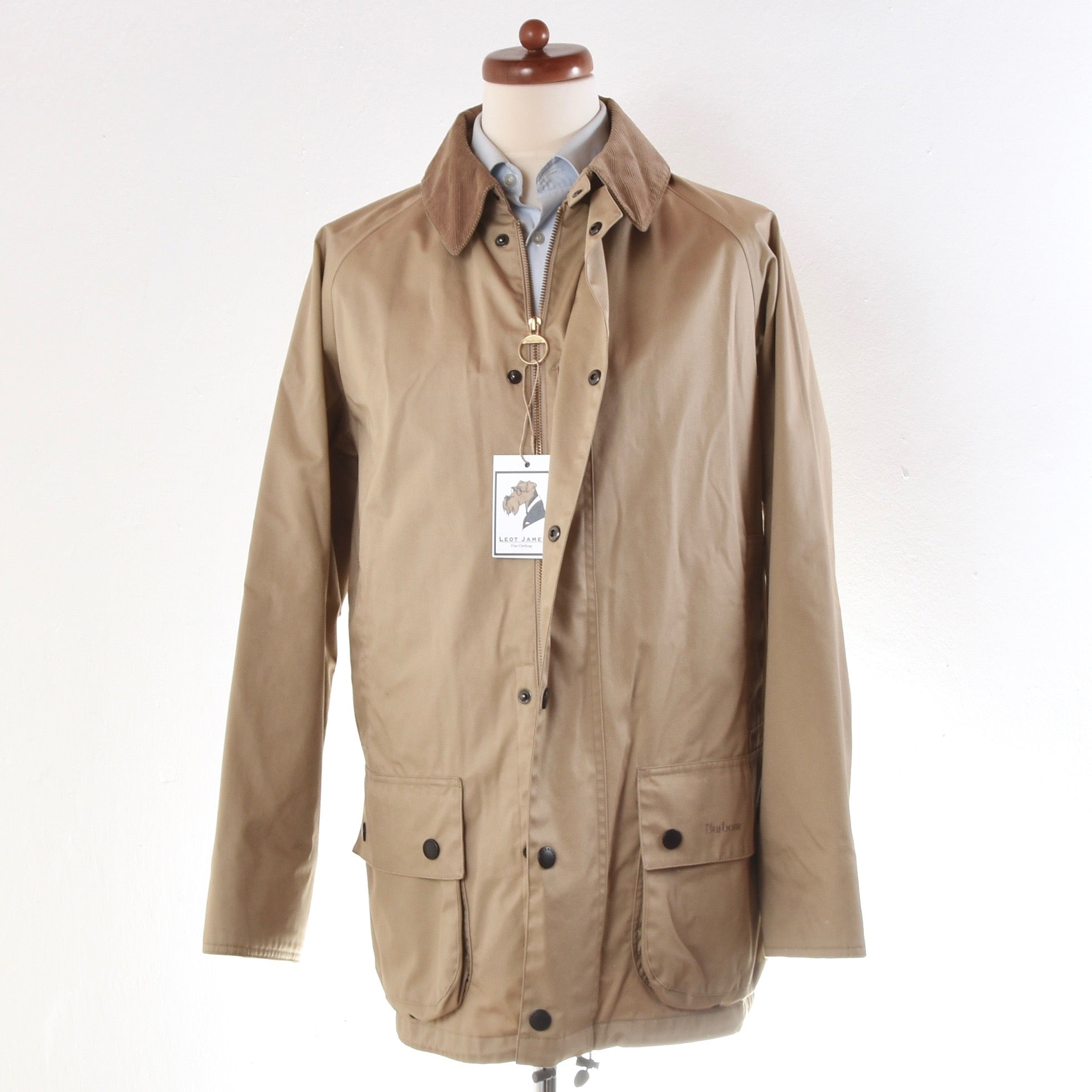 Barbour Lightweight Beaufort Jacket Size L - Beige – Leot James