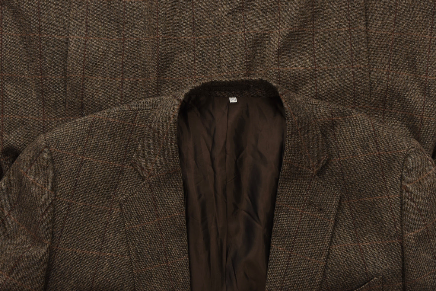 Aristokrat Donegal Tweed Jacke Größe 60 - Brown Windowpane