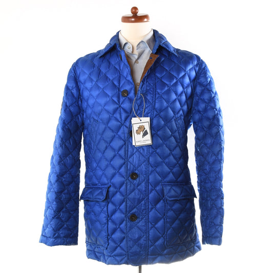 Habsburg Kleidermanufaktur Daunenjacke Gr. 50 - Blau