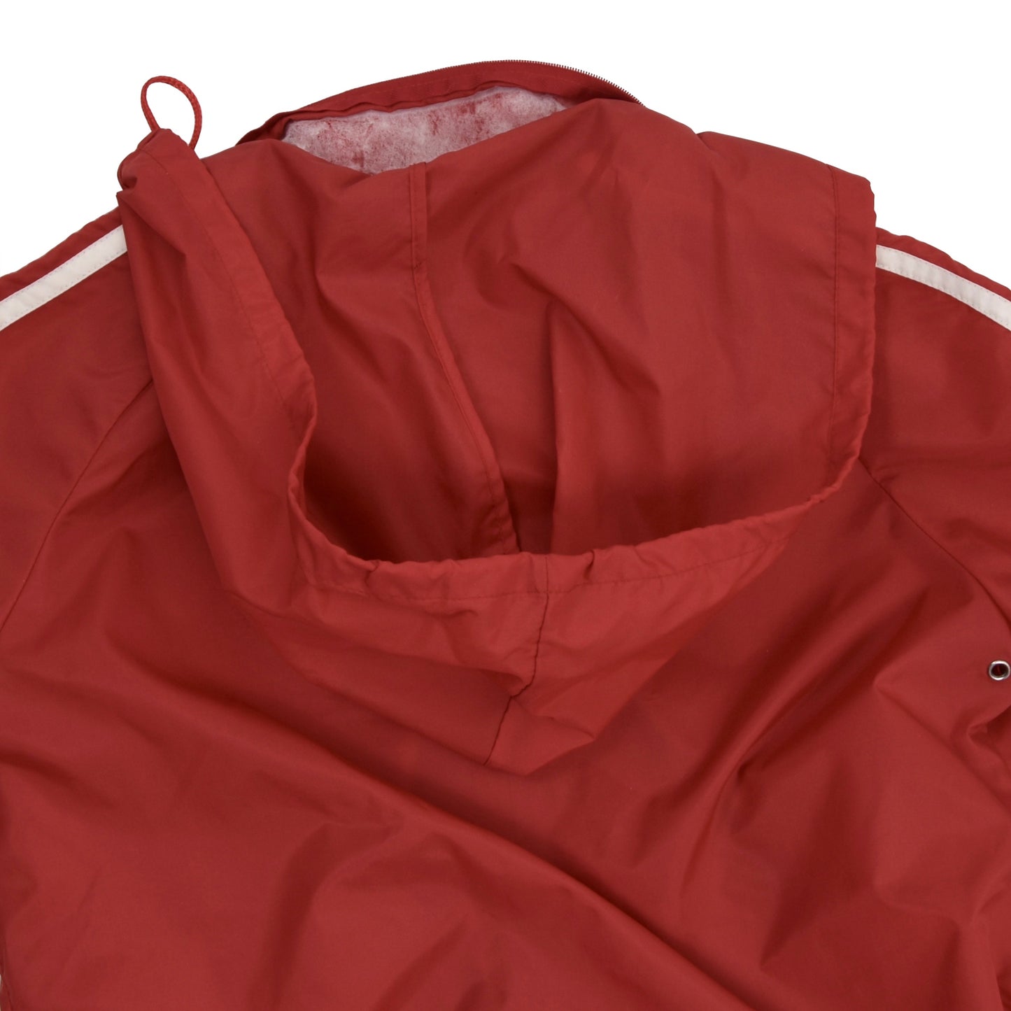 Vintage '80s Adidas Nylon Rain Jacket Size D38 - Red