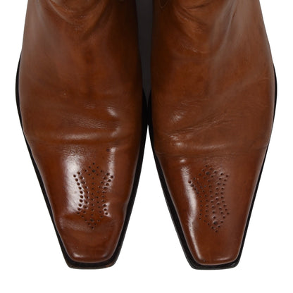 DSQUARED2 Stiefel im Westernstil Größe 42 - Cognac Tan