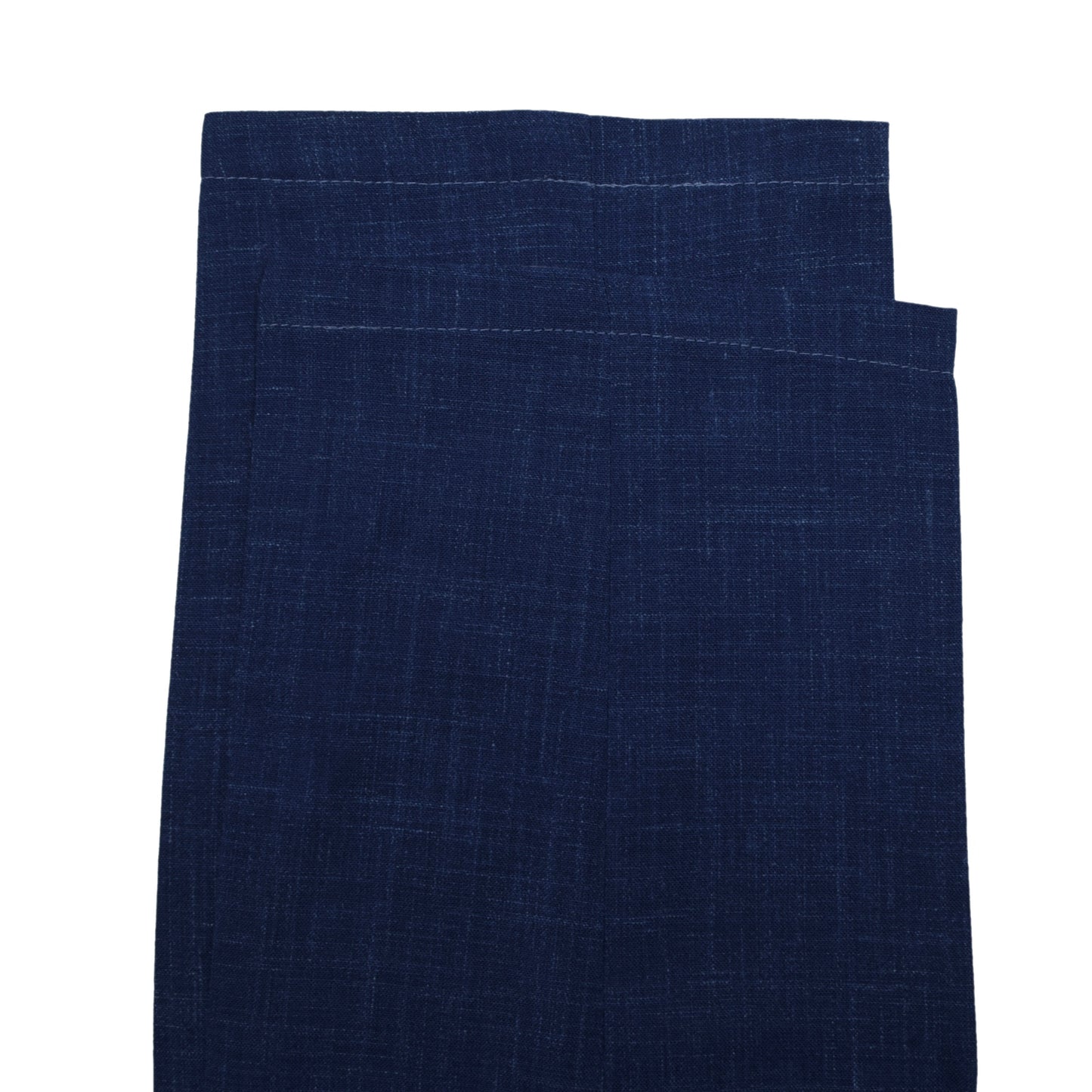 Kiton Napoli Wool-Silk-Linen Pants Size 38 - Royal Blue