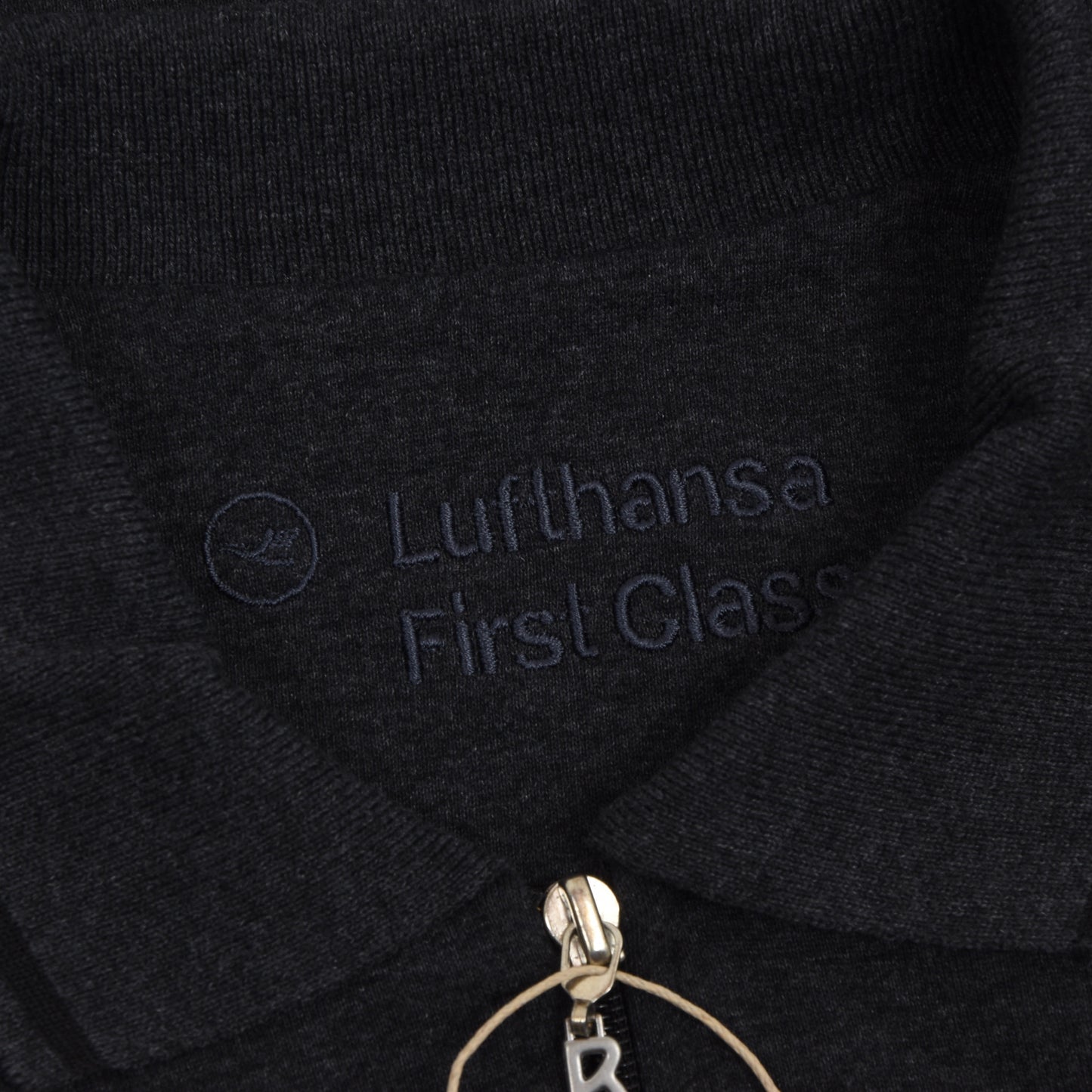 Bogner für Lufthansa First Class Baumwollpullover/Top Gr. XL - Grau