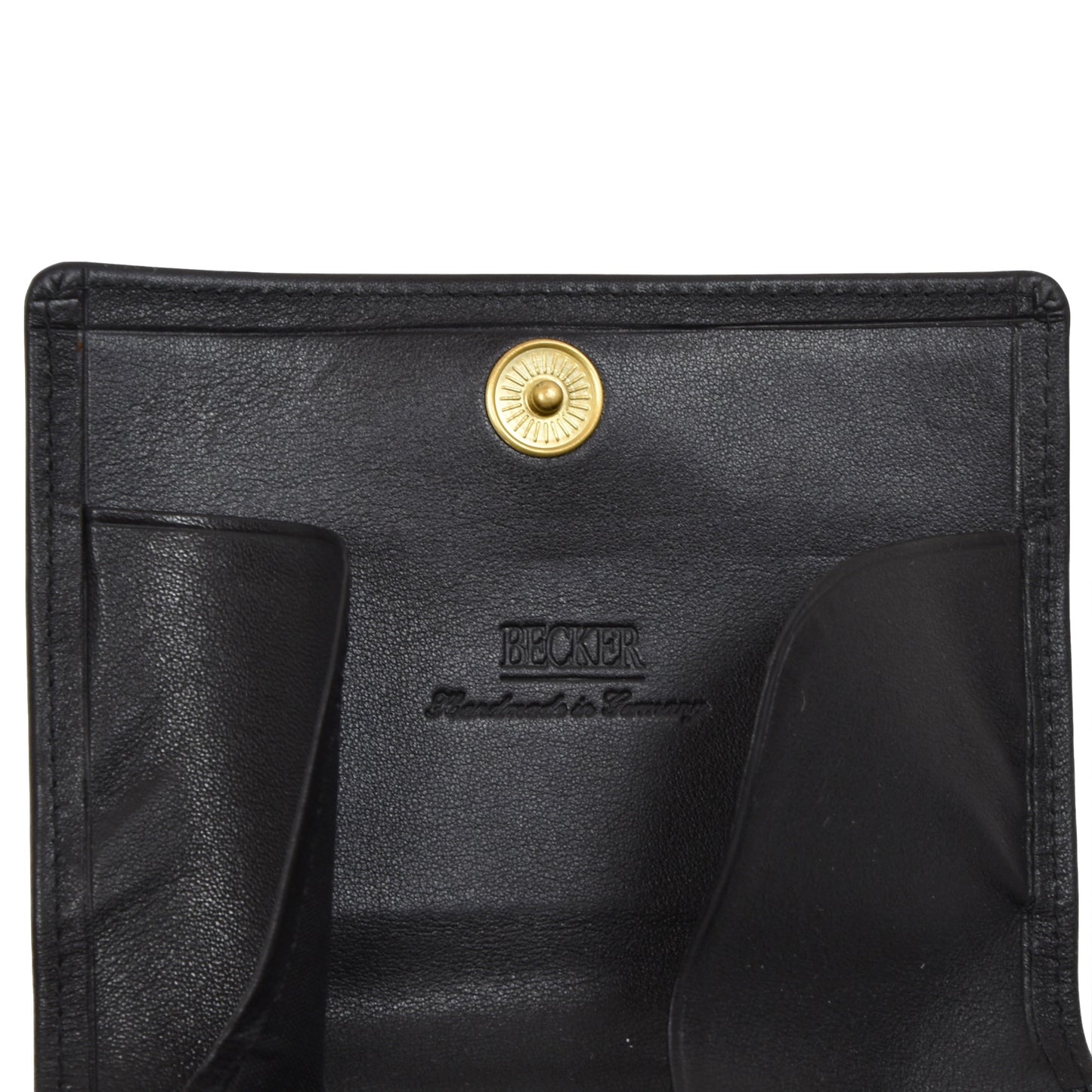 Becker Handmade Leather Wallet - Black