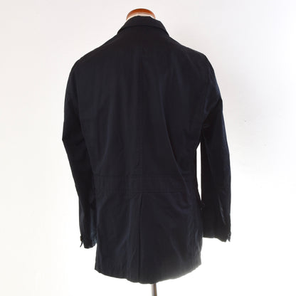 Aigner Cotton Safari Jacket Size 50 - Navy