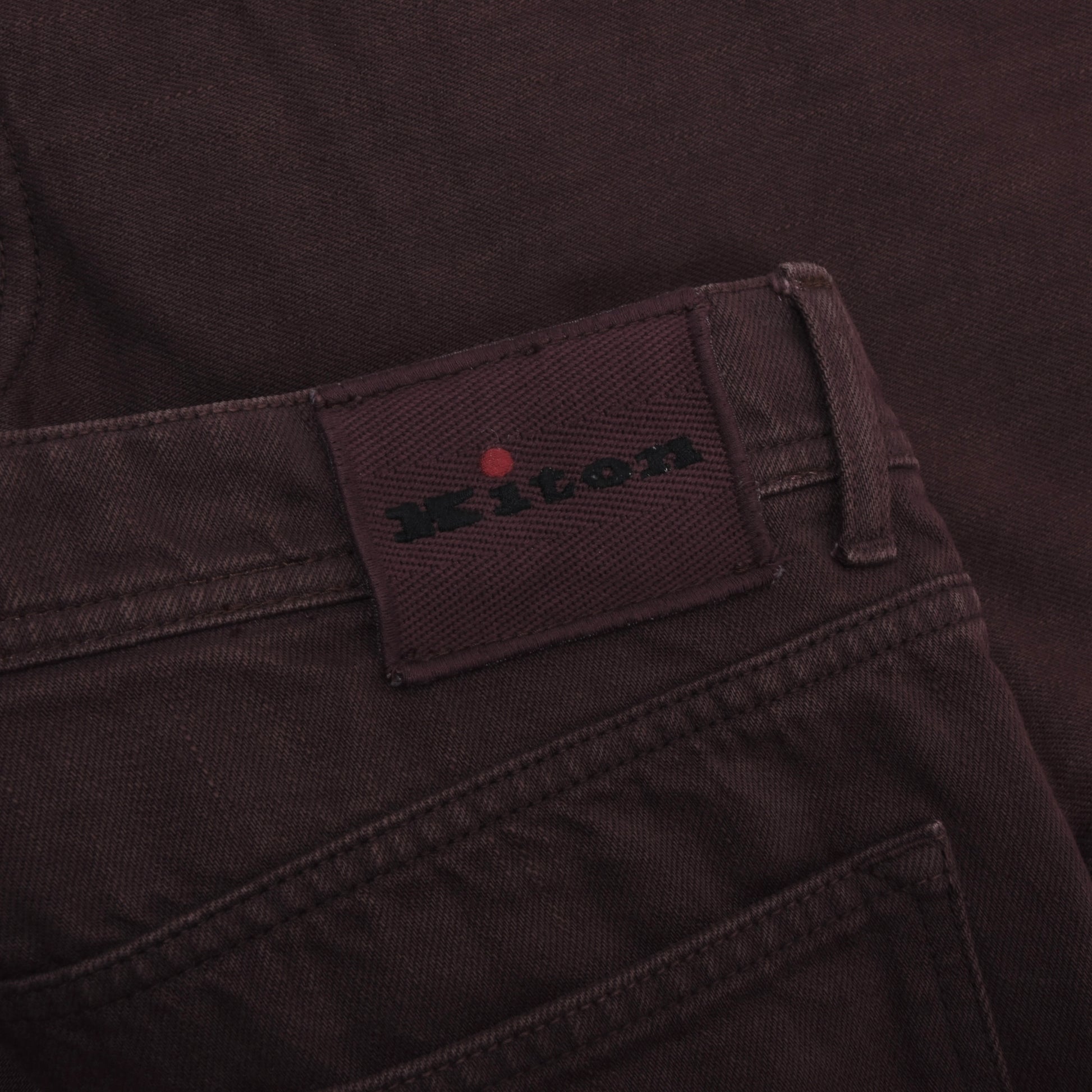 Kiton Napoli Jeans Size 36 Slim - Burgundy – Leot James