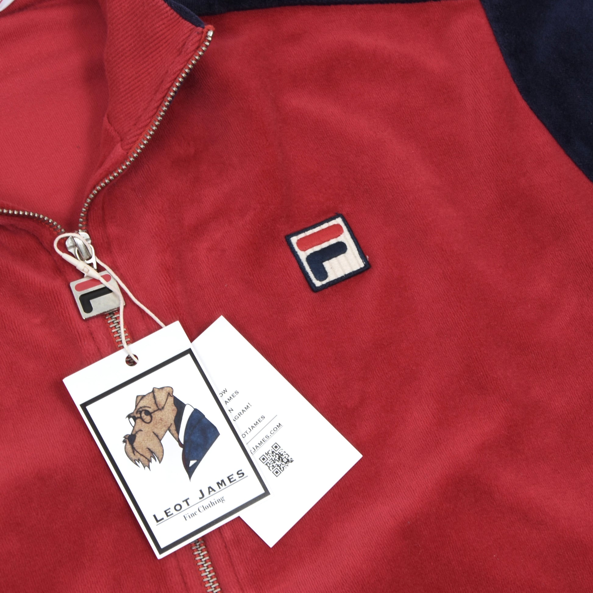 Fila Velour Trackjacke Größe D52 – Leot James