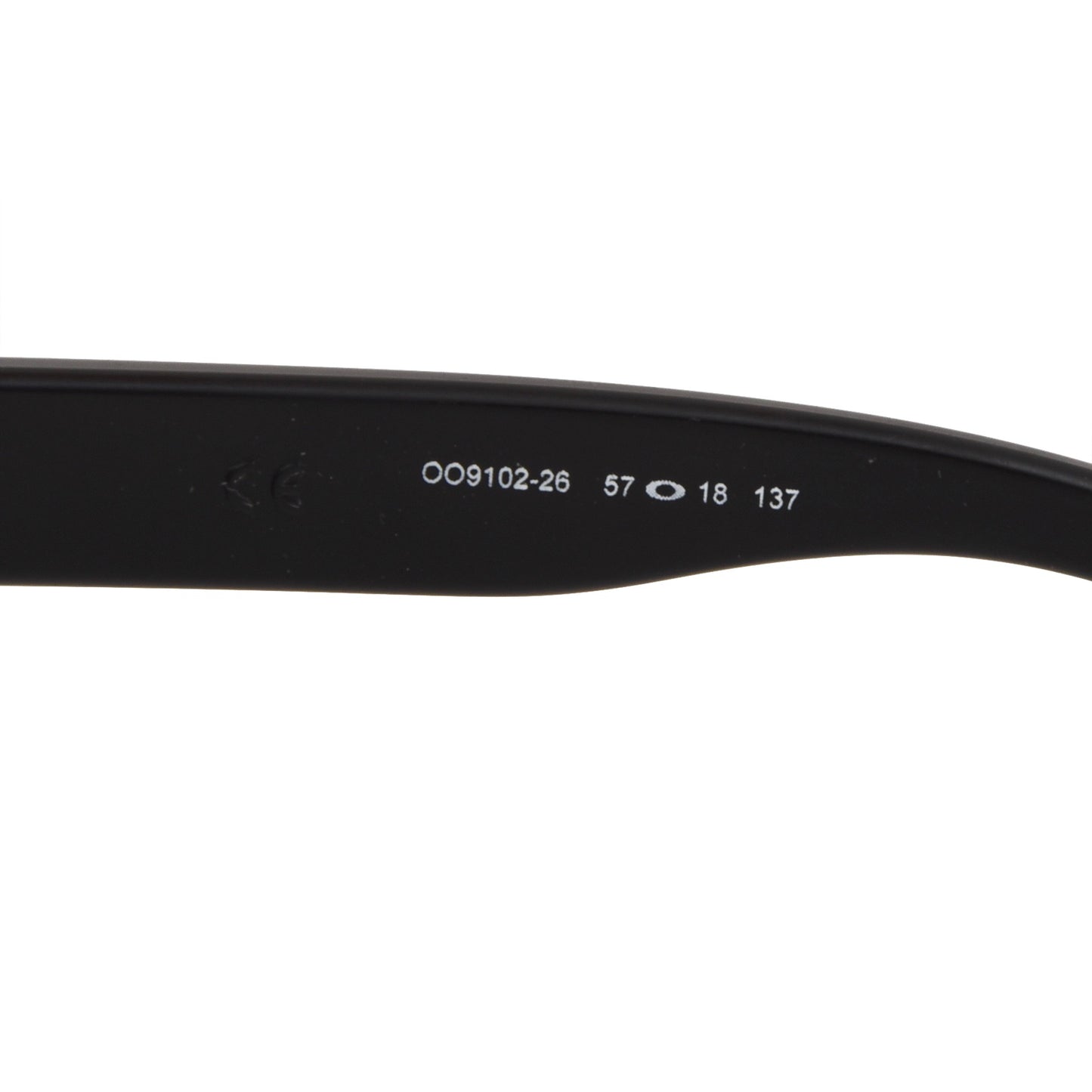 Oakley Holbrook 9102-26 Sunglasses - Matte Black/Violet Iridium