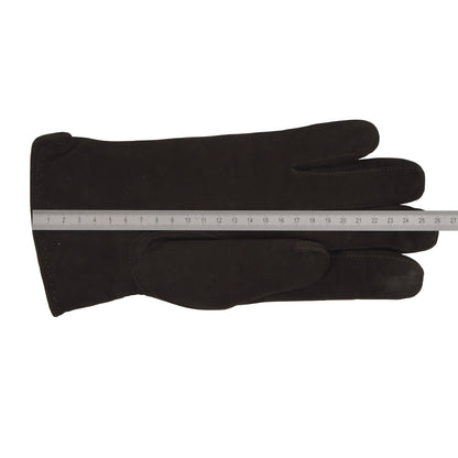 RIKA Wien Curly Shearling Handschuhe Größe 8,5 - Schokoladenbraun
