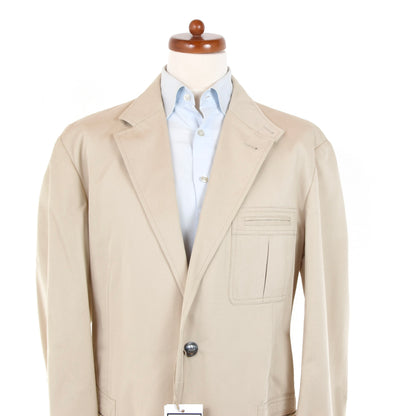 Bally Safarijacke aus Baumwolle Größe 58 - Beige