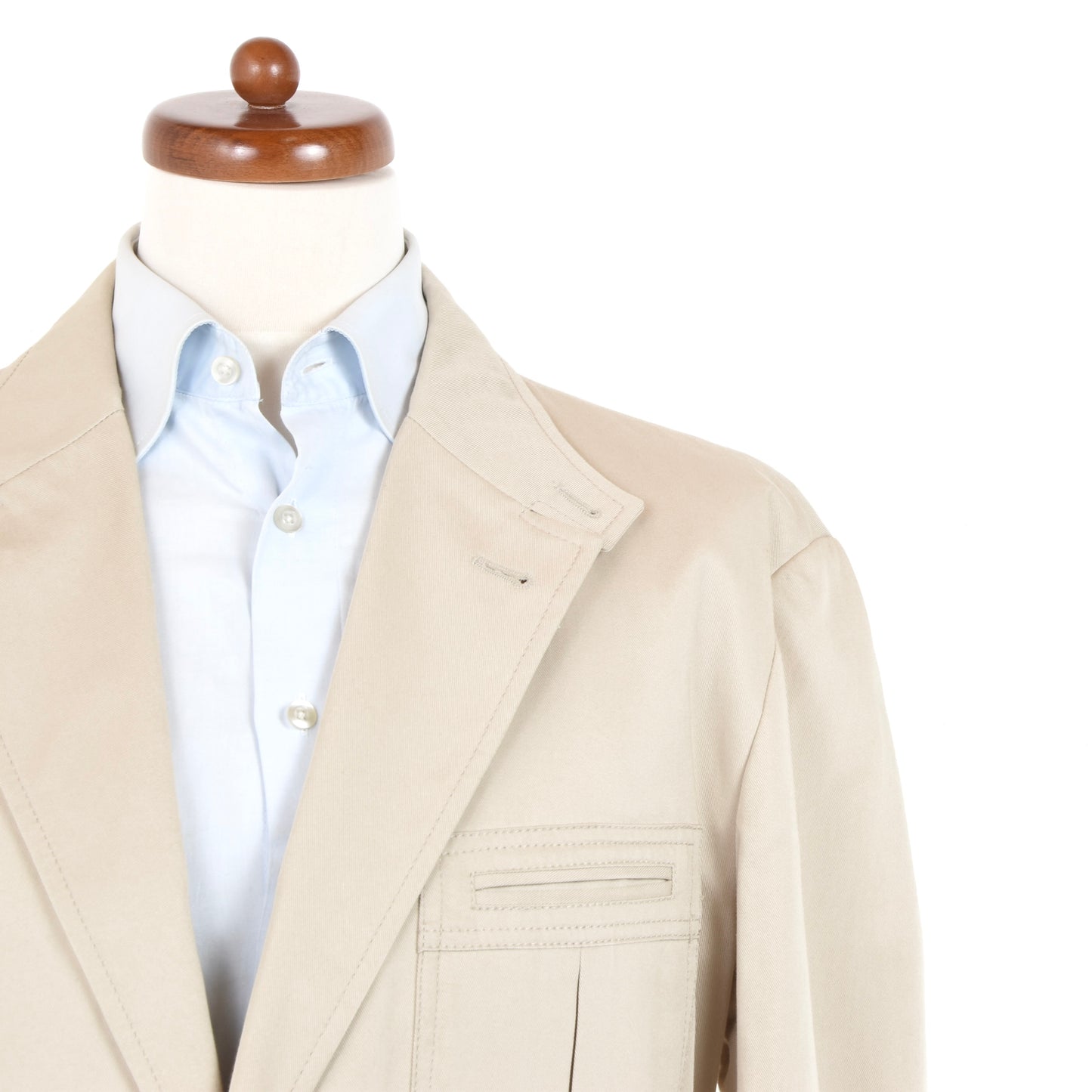 Bally Safarijacke aus Baumwolle Größe 58 - Beige