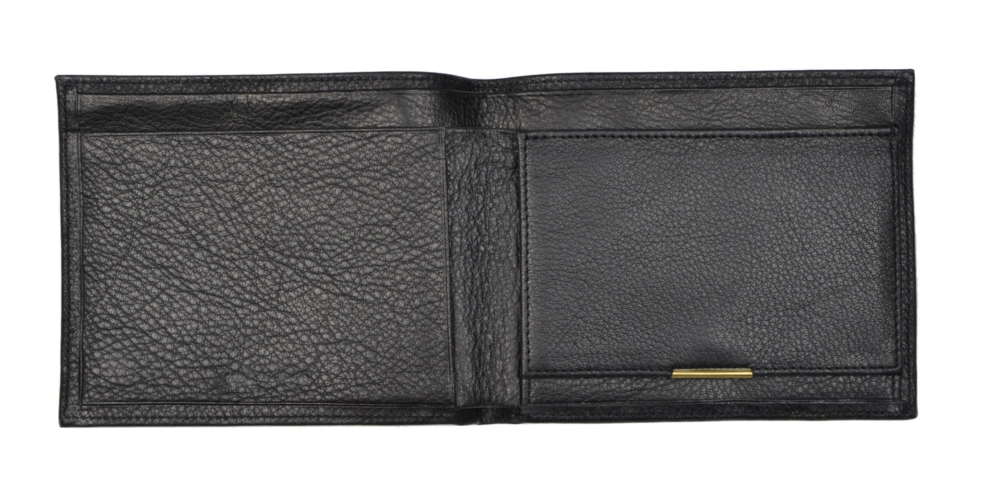 Goldpfeil Leather Wallet/Billfold - Black