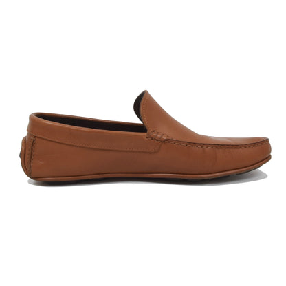 Ermenegildo Zegna Leather Driving Shoes Size 9EE - Brown