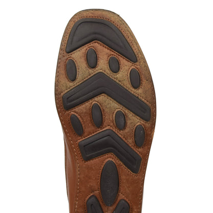Ermenegildo Zegna Leather Driving Shoes Size 9EE - Brown